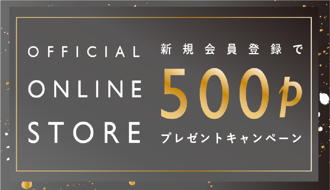 新規会員登録で500ポイントプレゼント