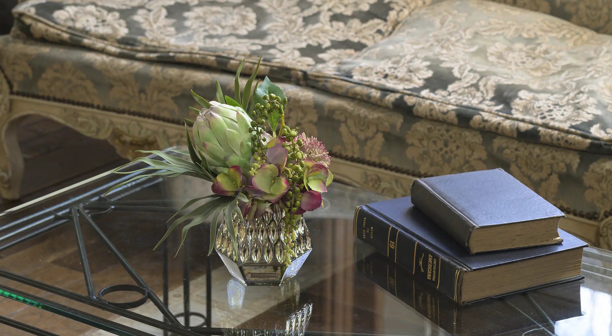 プロテア＆スカビオサL25 アートフラワー アーティフィシャル