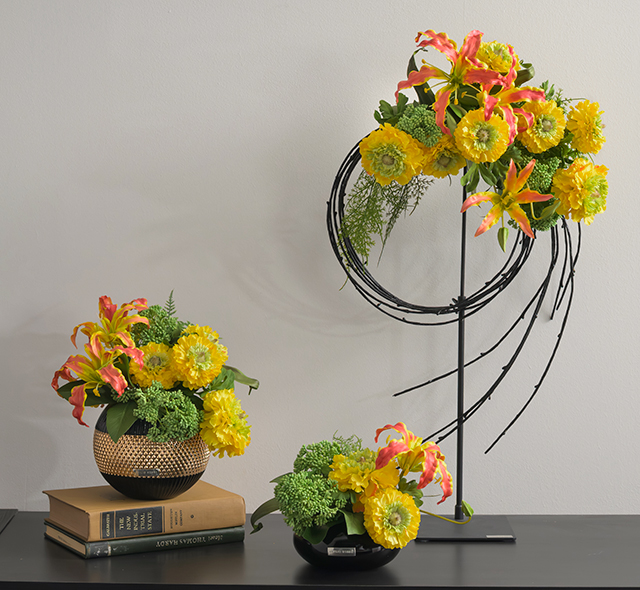 伝統とモダンが織りなす迎春花