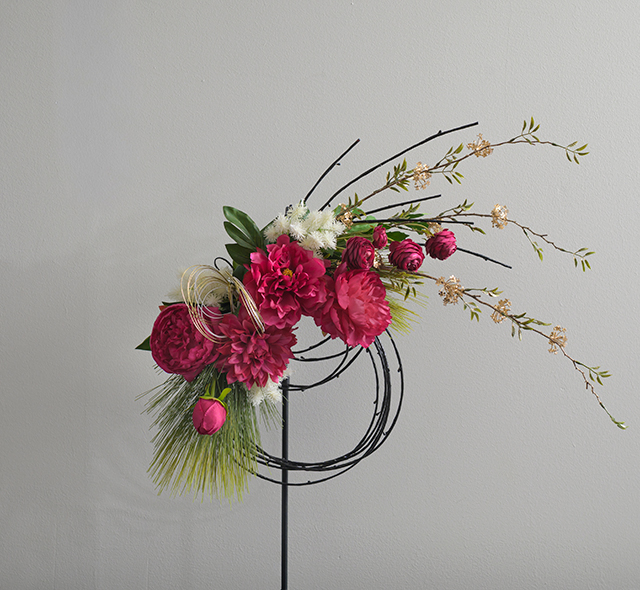 伝統とモダンが織りなす迎春花