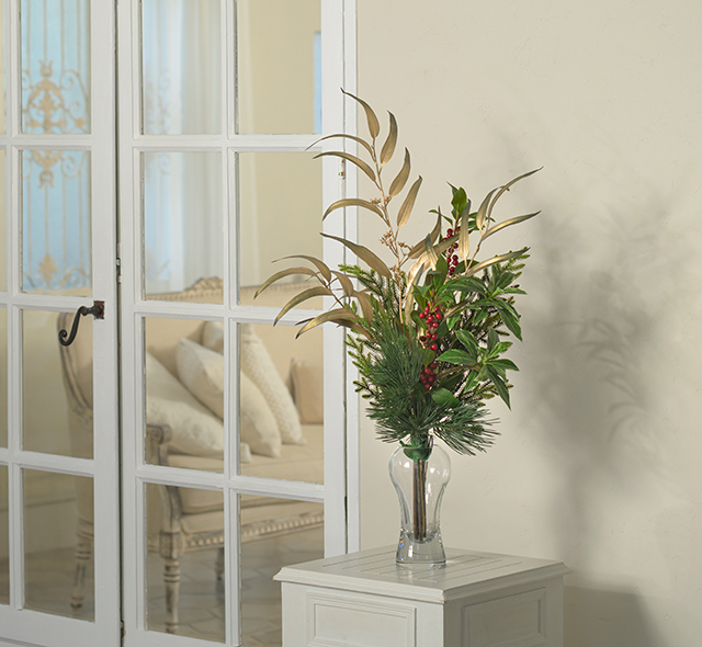 伝統とモダンが織りなす迎春花