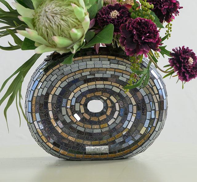 キングプロテア&スカビオサ3L25 アートフラワー アーティフィシャル