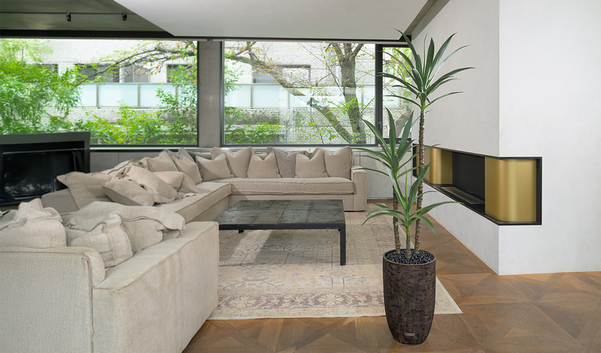 店舗や展示場の装飾に存在感のあるデザインを飾る